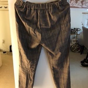 Aritzia Babton Cohan with plaid pattern in wool